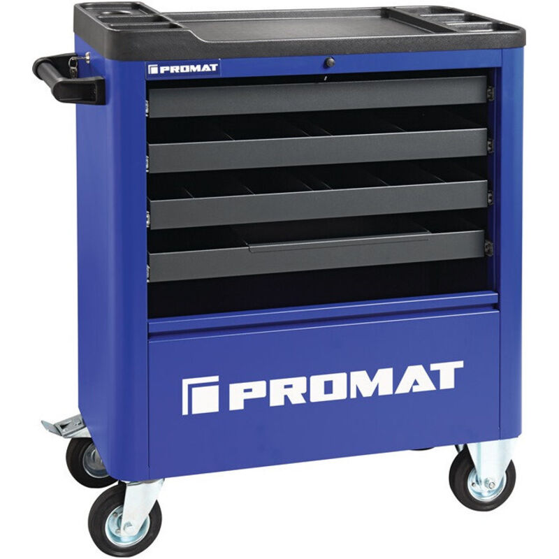 Promat - Servante d'atelier l.855xP400xH895 mm 300 kg 4 tiroirs tôle d'acier