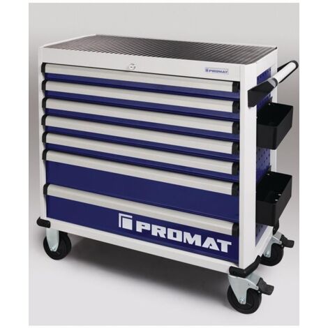 Servante d'atelier PLUS l.1010xP460xH990 mm 500 kg 7 tiroirs tôle d'acier