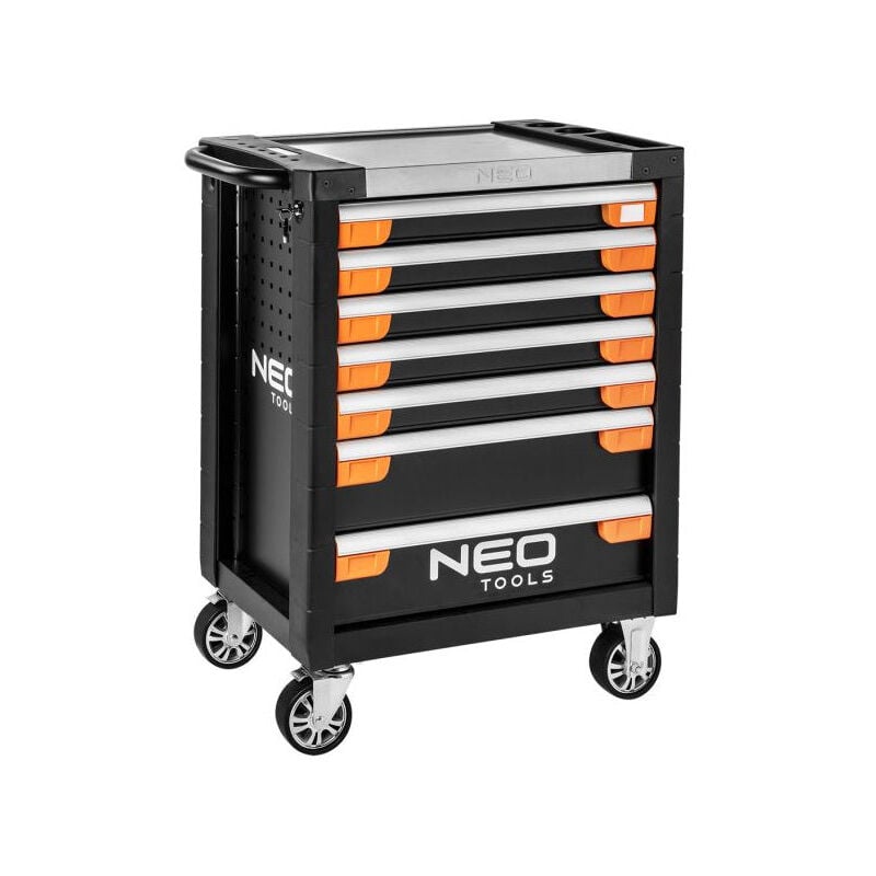 Servante d'atelier PRO équipée 7 tiroirs 174 outils NEOTOOLS 84-220+G