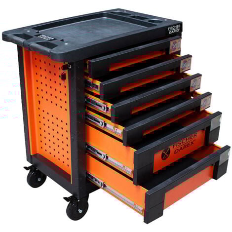 FISCHER DAREX Servante d'atelier vide 6 tiroirs