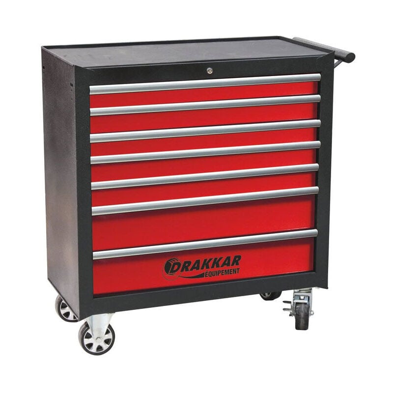 Drakkar Equipement - Servante d'atelier xxl 7 tiroirs 254 outils drakkar