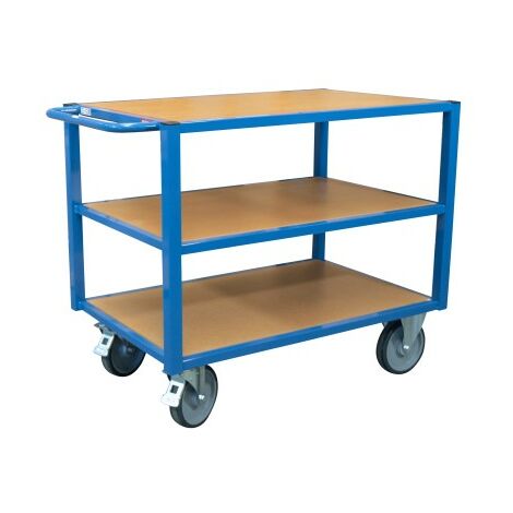 Servante établi 3 grands plateaux bois - 500 kg