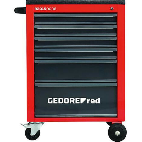 Servante GEDORE red avec6 tiroirs et plan de travail plastique