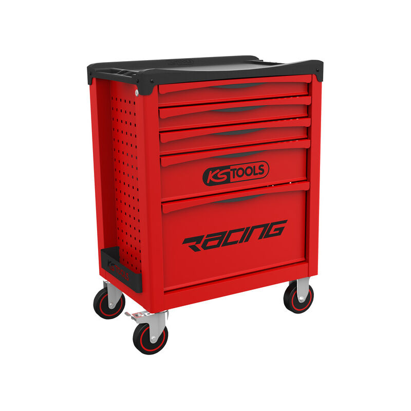 Kstools - ks Tools - Servante d'atelier 5 tiroirs racing - chariot d'ateleir - desserte d'atelier vide - 855.0005
