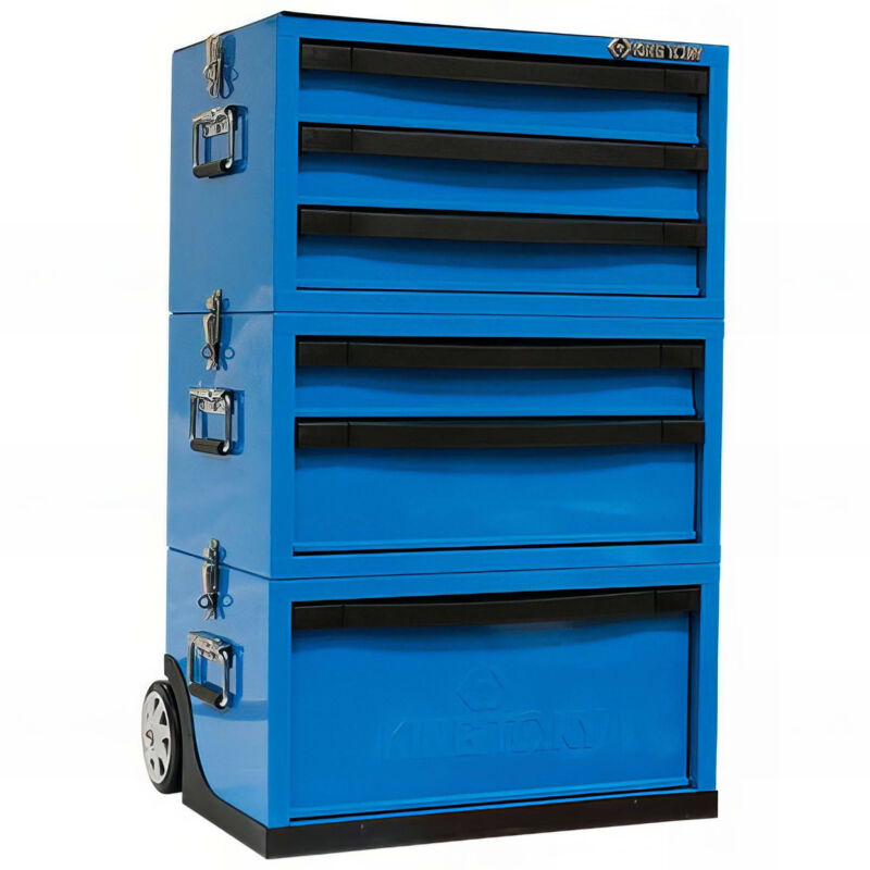 Servante modulable technicien sur roues - 6 tiroirs - 600 x 369 x 988 mm