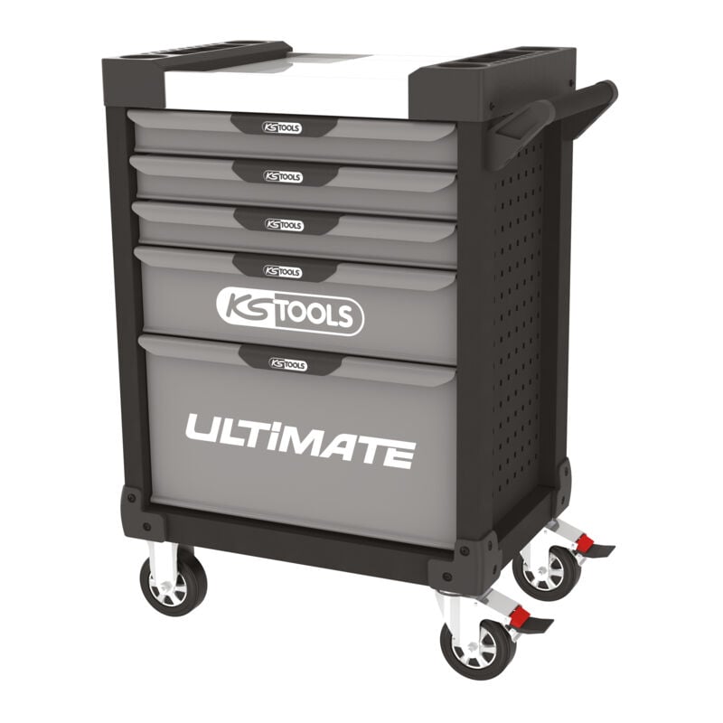 Servantes ULTIMATE 5 tiroirs Noire et grise