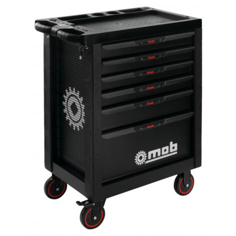 Servante PROLINER 6 tiroirs garnie 140 pièces MOB