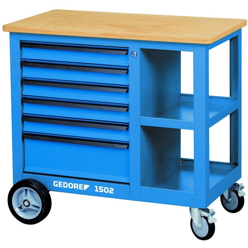 Gedore - 6620540 - Etabli mobile à 6 tiroirs , 1502