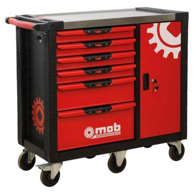 Mob Mondelin - mob - Servante xliner avec armoire et 6 tiroirs - garnie ou vide - usage professionnel