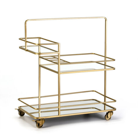 Server 70x42x81 Mirror / Gold Metal Vertikale Dekoration / Wandverzierungen für alle Stile, um dem Haus eine Note zu verleihen