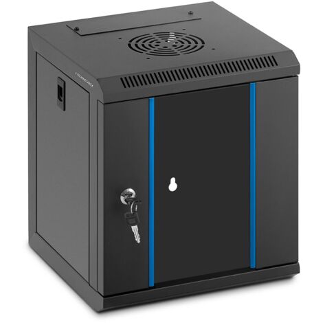 FROMM & STARCK Server Rack - 10 inches - 6 U - lockable - up to 60 kg - Black server cabinet network cabinet