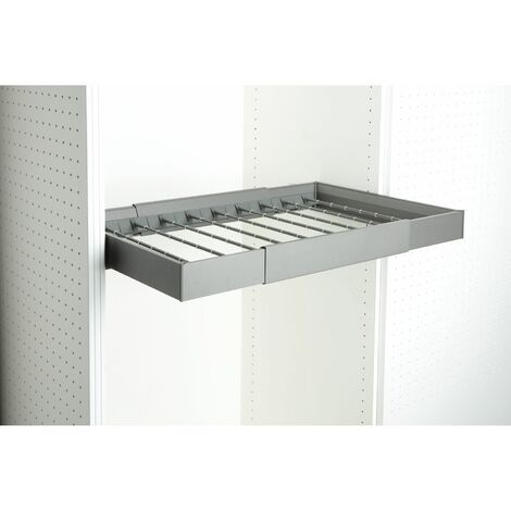 Servetto Auszugsrahmen Seitenleisten Papillon Zubehör für Kleiderschrank, Aluminium anthrazit