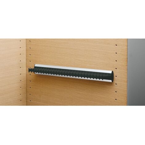 SERVETTO Krawattenhalter Modell D Aluminium/Kunststoff schwarz
