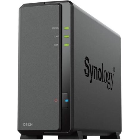 Serveurs NAS Synology Disk Station DS124 Noir