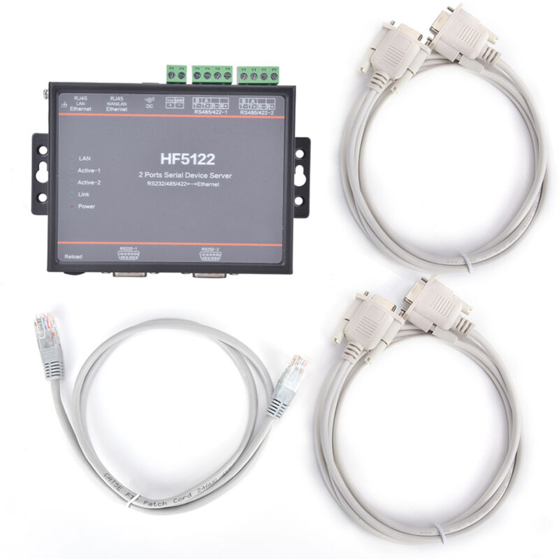 Ineasicer - Serveurs Sériels Doubles Rs232/485/422 Vers Wifi Et Ethernet Module De Serveur Série Dispositif De Communication De Port Série Dtu