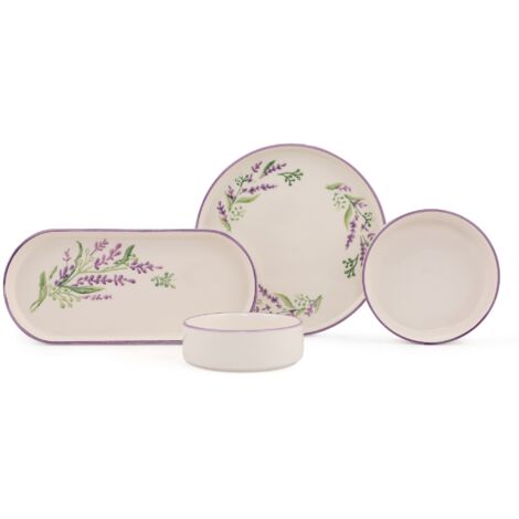 Service à petit-déjeuner, service de table, set de table Set 100% Céramique