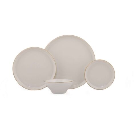 service de table Set 100% Porcelaine Cream