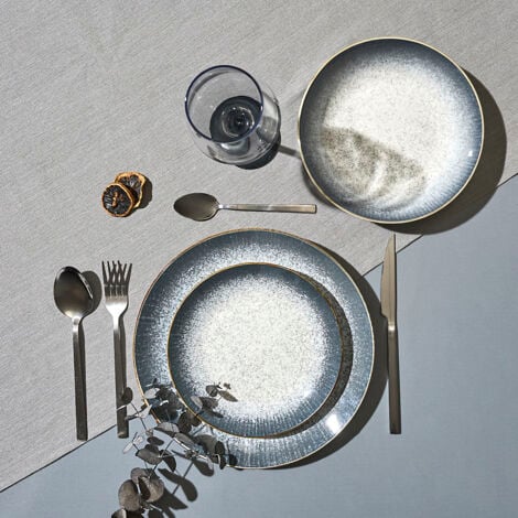 THE HOME DECO FACTORY Service Vaisselle 12pcs Elysia