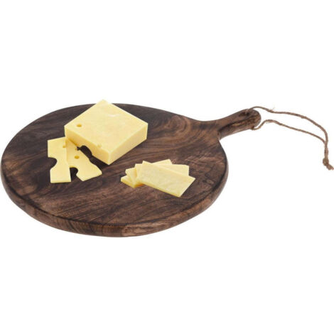 Servierbrett, rund, Mangoholz, 40 cm