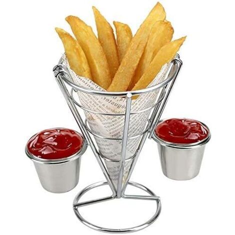 Servierständer für Pommes frites und Snacks bei Partys und Picknicks Waffelhörnchenhalter für Buffets und Empfänge Servierzubehör