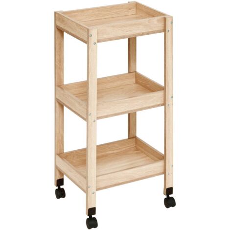 Servierwagen 3 ebenen abana helles holz - 5five