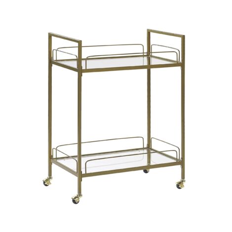 Servierwagen VENETA Metall Gold