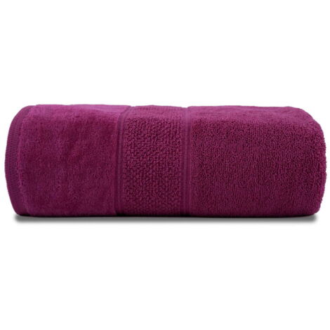 Serviette 50x90 Mario amarante 480g 100% coton