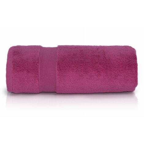 Serviette 50x90 Rocco amarante 600g 100% coton