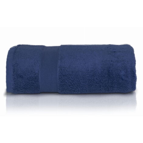 Serviette 50x90 Rocco bleu foncé 600g 100% coton