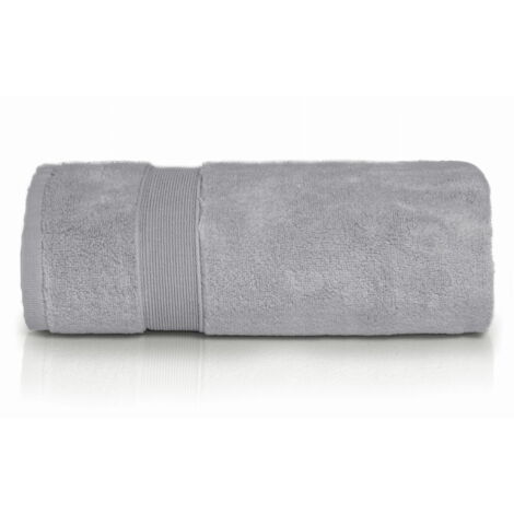 Serviette 50x90 Rocco gris clair 600g 100% coton