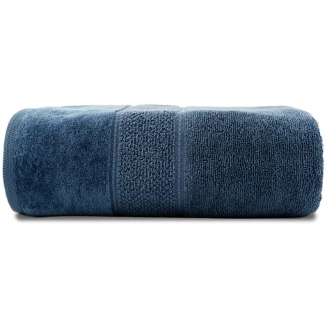 Serviette 70x140 Mario bleu 480g 100% coton