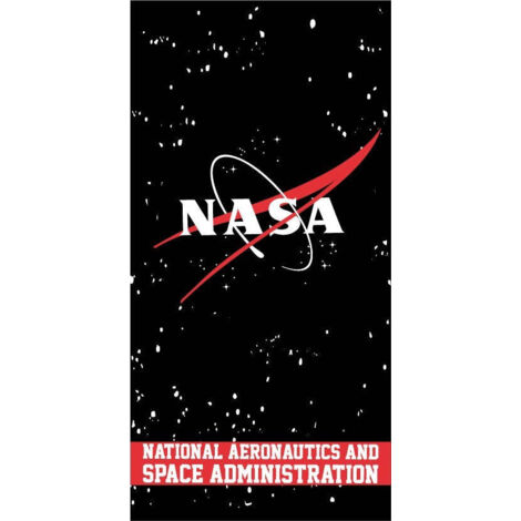 Serviette à séchage rapide 70x140 noire NASA R080F