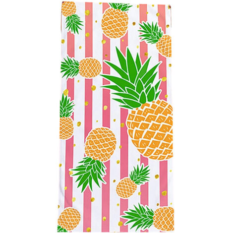 Serviette absorbante imprimée double face, polyester - plusieurs couleurs3bande