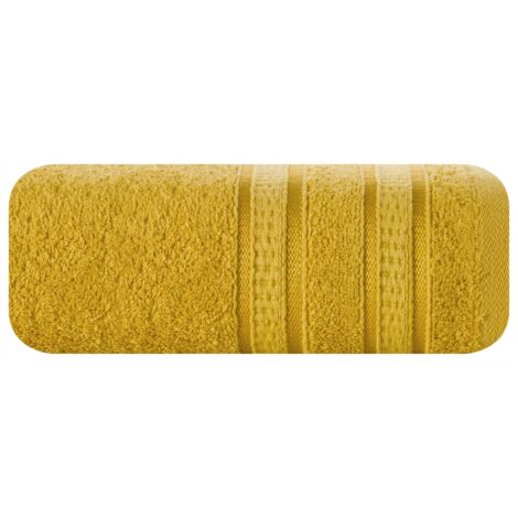SERVIETTE ANTIBACTÉRIENNE EN BAMBOU EUROFIRANY MILA 70X140CM MOUTARDE