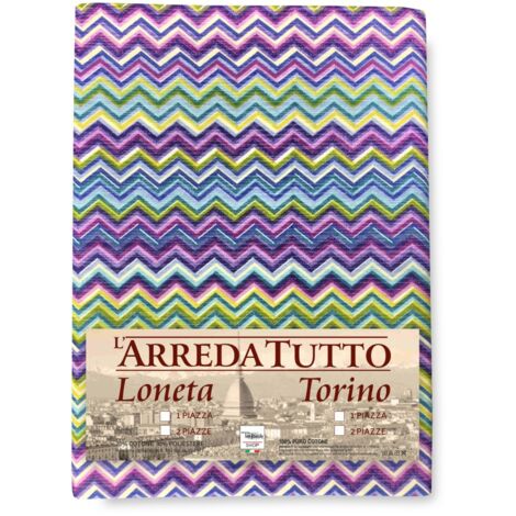 SERVIETTE D'AMEUBLEMENT GREAT FOULARD Couvre-lit Housse de canapé Tissu BEATRICE LILLA 2 PLACES