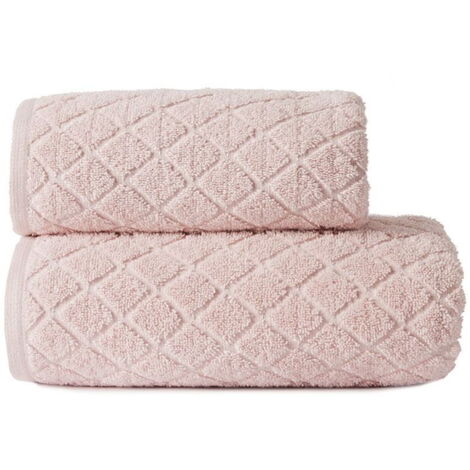 Serviette de bain 70x140 Rose Poudré Olivier Premium