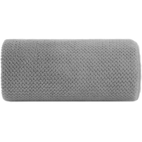 SERVIETTE DE BAIN À SÉCHAGE RAPIDE EUROFIRANY ZOE 70X140CM ARGENT