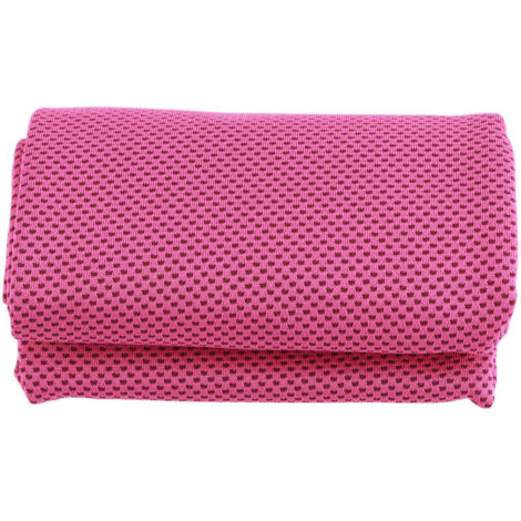 Serviette de bain de sport super respirante et rafraîchissante (magenta)