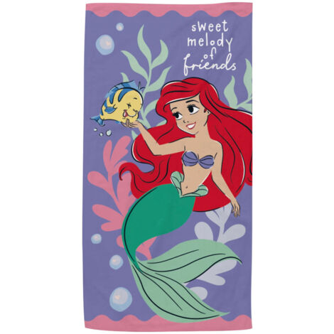 Serviette de bain - La petite sirène Ariel - 70x140 cm