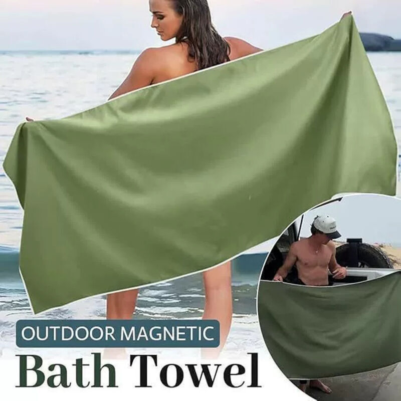Serviette de bain magnétique d'extérieur - Serviette de bain magnétique d'extérieur multi-usage