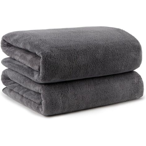 Serviette De Bain - Microfibre 27 x 54 Pouces - Pour Corps Sport Yoga Spa Fitness - Lot De 2