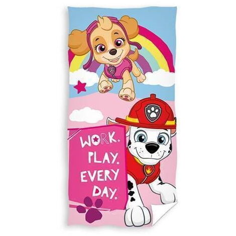 Serviette de bain PAT' PATROUILLE 70x140 COTON