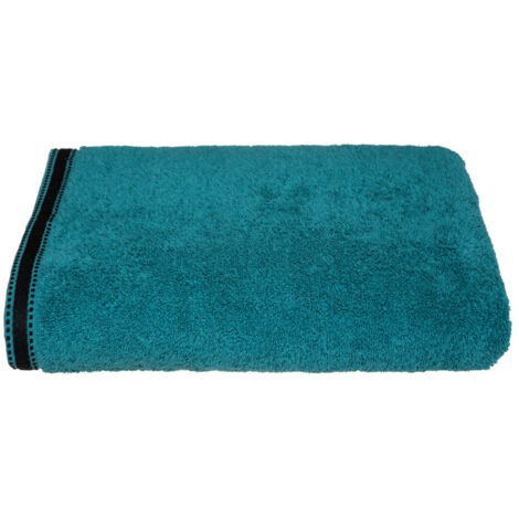 Serviette De Bain Premium Couleur Vert Pétrole 100x150cm
