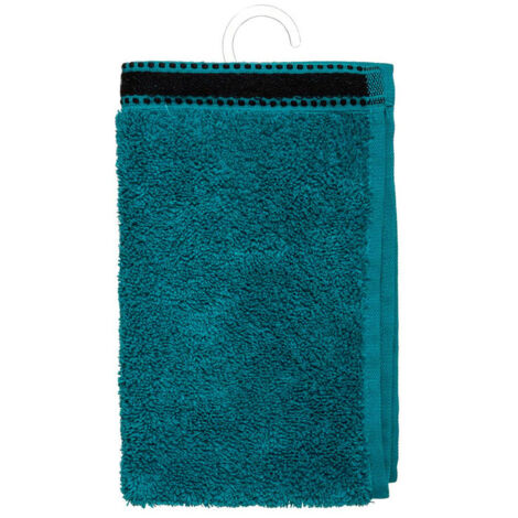 Serviette De Bain Premium Couleur Vert Pétrole 30x50cm