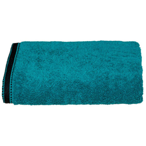 Serviette De Bain Premium Couleur Vert Pétrole 70x130cm