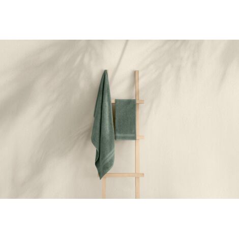 Serviette de bain, serviette de douche, serviette de sauna Set 100% Coton Vert