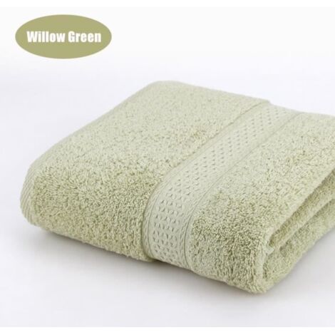 Serviette de bain,Grande Serviette de Bain Japonaise en Coton Pur,17 Couleurs,Super Absorbante,Épaisse,Douce- 74x34cm -4 pcs[J]
