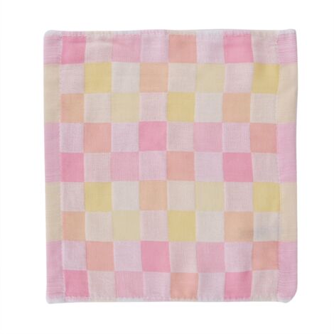 Serviette de Bébé 100% Coton Doux et Absorbant pour Bave et Soins - Rose Bébé