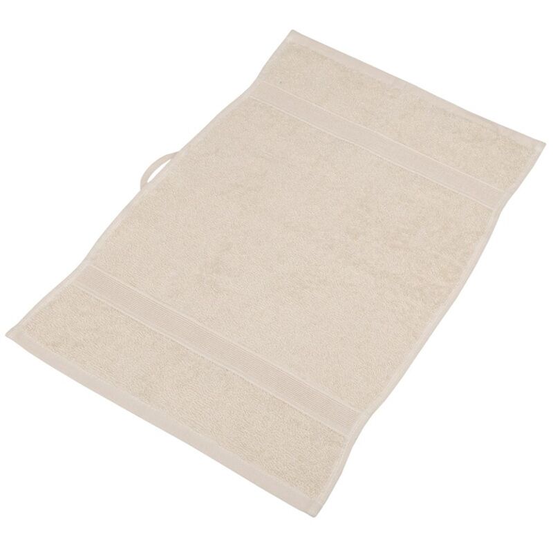 Serviette de cuisine en coton éponge, MALLOS, 30 x 50 cm, réf. 62314, coloris : beige cappuccino
