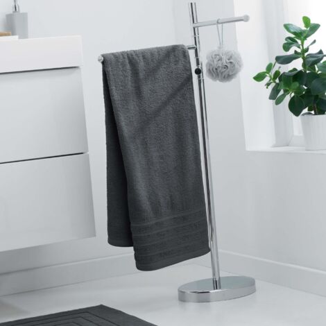 Serviette de Douche 70 x 130 cm Anthracite